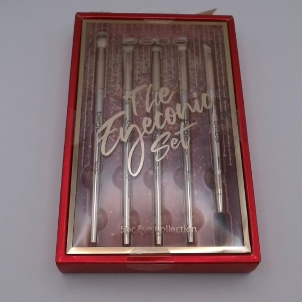 bebe Eyeconic 5-Piece Eye Makeup Brush Set – NEW‎